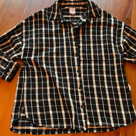 Roxy by Chloe Kim Plaid Button-Up Shirt - Picture 4 of 6